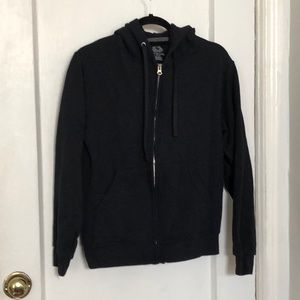 Black Zip Up Hoodie